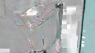 Schöne blonde mit Tattoos mag hardcore Domination