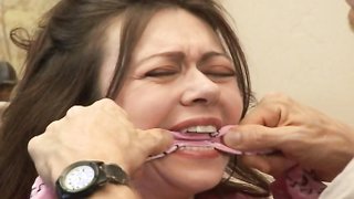 Playful lady is trying nasty sex with her perverted hubby