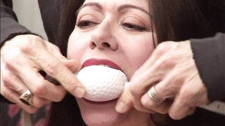 Passionate amateur wife in high heels have amazing big boobs