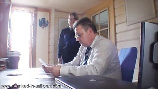 Gorgeous submissive schoolgirl shows off her ass for teacher