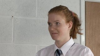 Awesome teacher caned and spanked his submissive schoolgirl