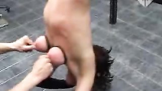 Sweet brunette with big tits likes hardcore torturing so much