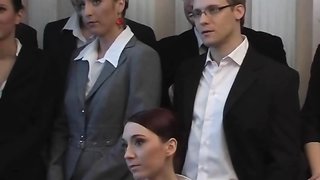 Master with crazy minds brutally caned his submissive doll