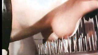 Slender high-heeled babe is trying BDSM bondage for the first time