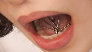 Sexy Asian chick is getting stimulated with sex toys of her master