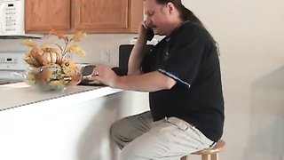 Sexy bounded hottie with round ass does lover her filthy master