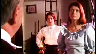 Gentleman grabs his stick just to cane a nice-looking doll