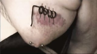 Perfect chick with pierced nipples loves hardcore tit torturing