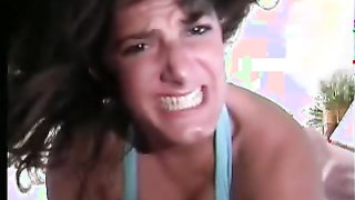 Sweet hottie in bikini has a very nice and spankable bottom