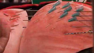 Amazing master penetrated her big bottom with multiples spokes