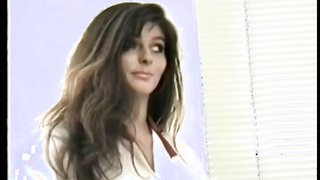 Dirty master spanked his submissive employee in the office