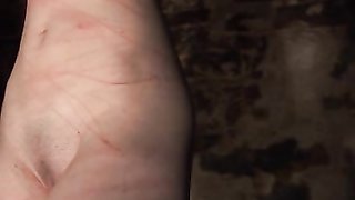 Slender dominated chick gets brutally spanked in the dungeon