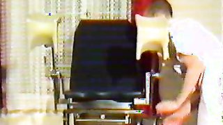 Gorgeous chick with shaved pussy likes her filthy doctor