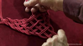 A complex knot tying lesson, who knows maybe you'll need it
