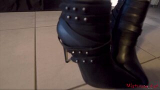 Mistress Boots with High Heels (POV) - Mistress Kym