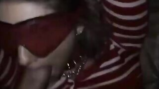 Beautiful teen used for blowjob by a big cock