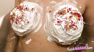 Big Tits German MILF's Easter Treat