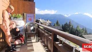 Public Flashing Gardener Gets BDSM Surprise