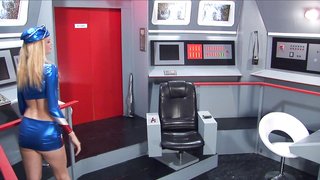 Bonded beauty left alone on Space Odyssey spaceship