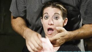 Silent Gag Doll Locked into FutileStruggles