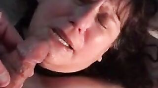 Fat slave drinking piss