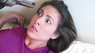 Good-looking babe with big tits does like humiliations and ropes