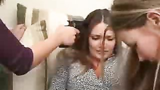 Secretary with huge natural tits is getting bonded so hard