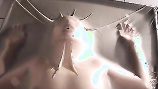 Good-looking babe is trying extreme vacuum torture for the first time