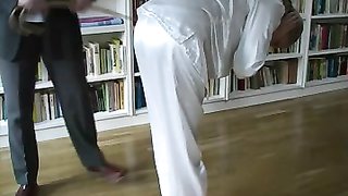 Young daughter in pajama suffers a nightmare canning