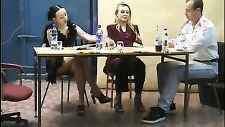 Beautiful first time bondage and punishment of a busty blonde