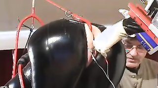 Delicious slave pussy getting probed with fists and toys